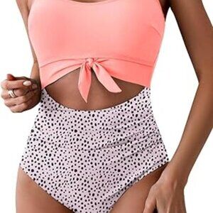 One piece swimsuit with tummy control NWT size S